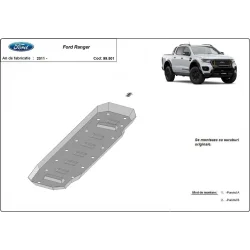 Zestaw osłon: silnik + przedni zderzak + skrzynia biegów + zbiornik paliwa Ford Ranger (2011-2020)